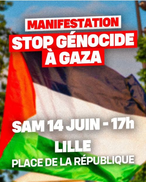 Manifestation Stop Genocide à Gaza